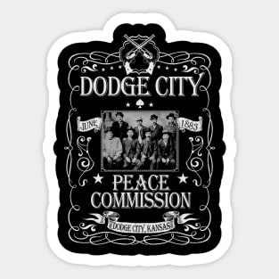 DODGE CITY PEACE COMMISSION Sticker